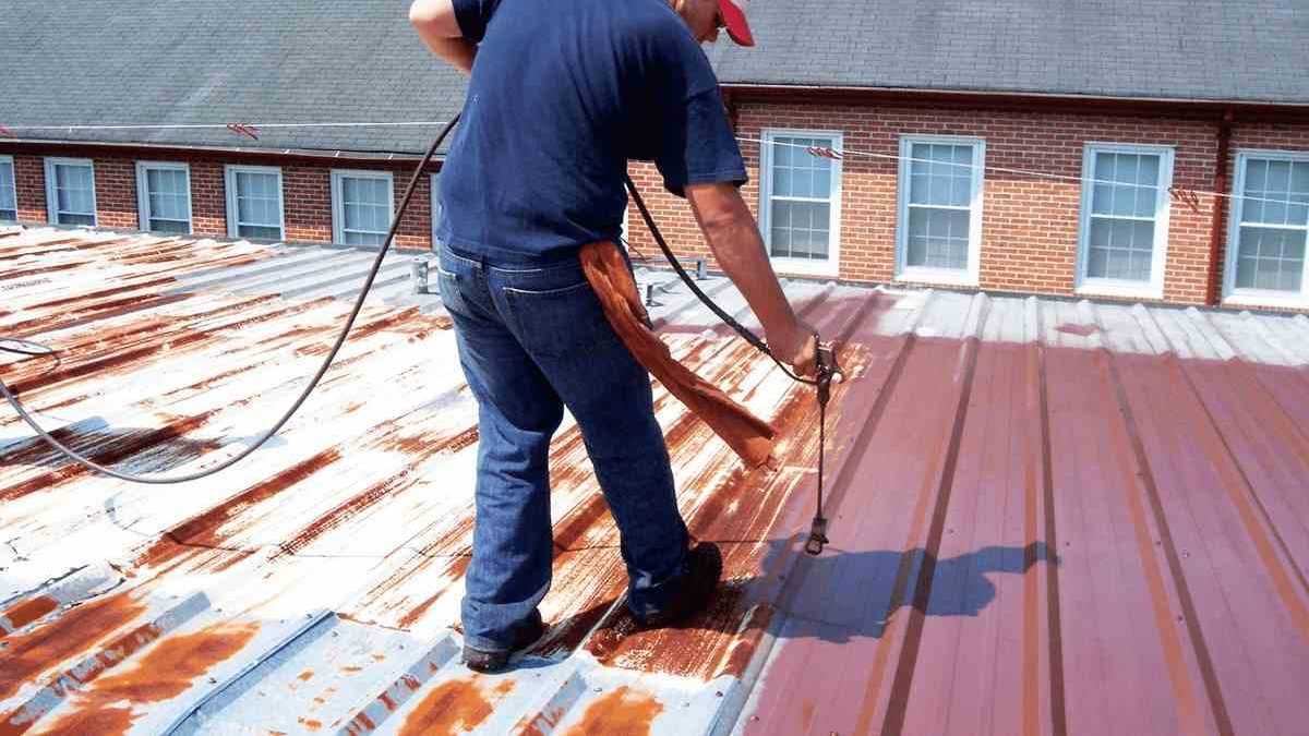 Nâng cao tuổi thọ mái tôn bằng sơn chống rỉ