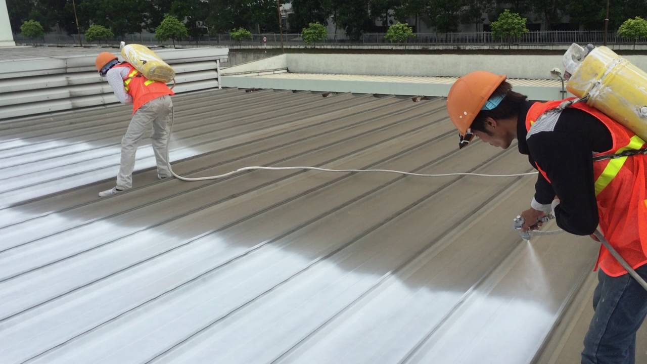Nâng cao tuổi thọ mái tôn bằng sơn chống rỉ