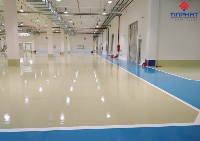 Tìm hiểu quy trình sơn epoxy nền nhà xưởng hiệu quả