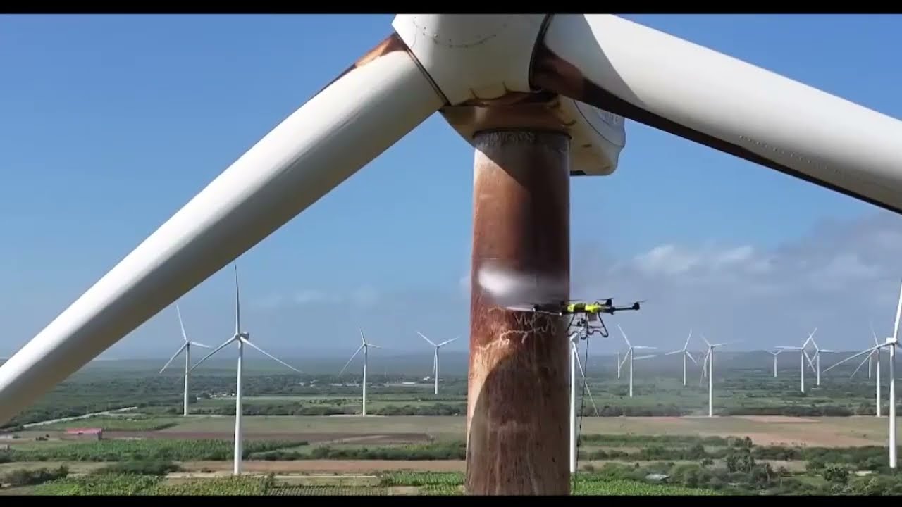 Giải pháp dịch vụ vệ sinh tuabin gió hiệu quả